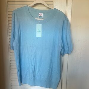 Whistles Light Blue Women's Blouse